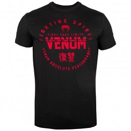 Venum T-Shirt Signature Schwarz-Rot
